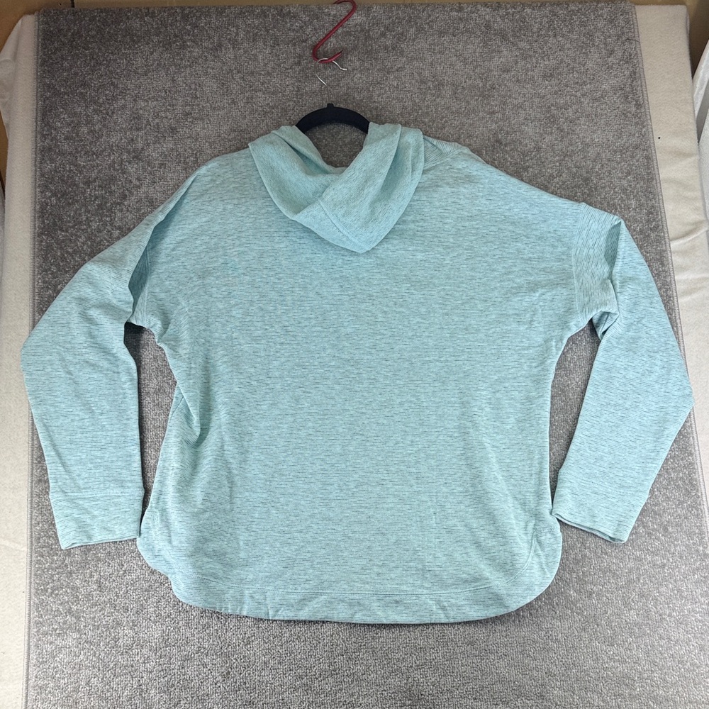 NWT Champion Elite Long Sleeve Pullover Cowl Neck Sweater Womens XL Blue